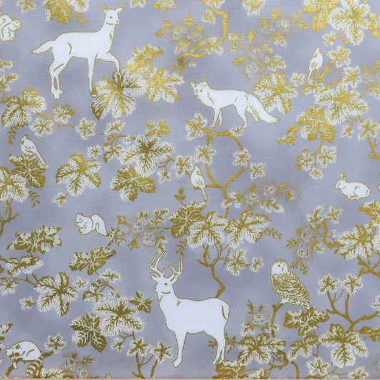 HOFFMAN FABRICS Snowy Peak M7449-80 G Taupe Gold