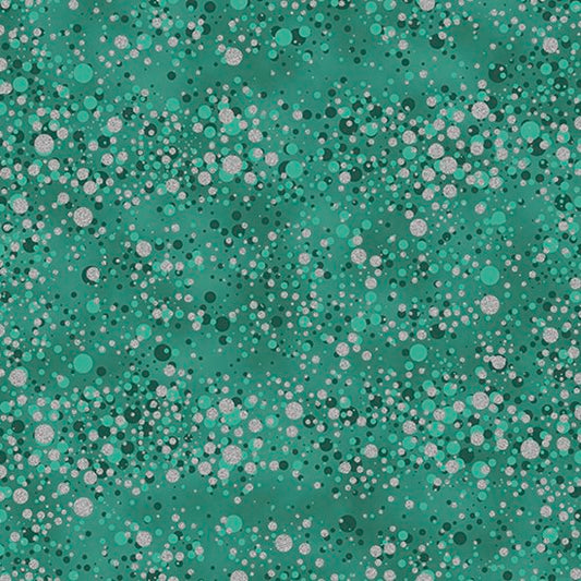 HOFFMAN FABRICS FLY HOME FOR WINTER U4975-436S EUCALYPTUS SILVER