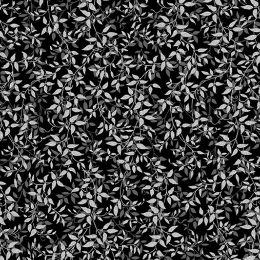 HOFFMAN FABRICS SPARKLE + FADE U5000 4S BLACK/SILVER