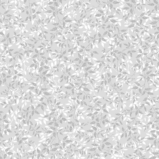 HOFFMAN FABRICS SPARKLE + FADE U5000 674S LIGHT GRAY/SILVER