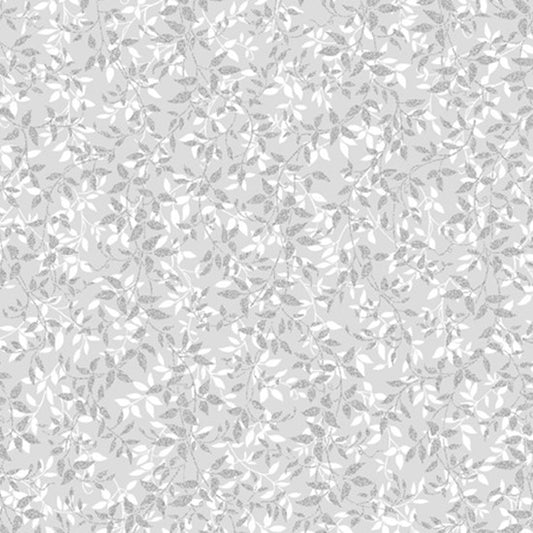 HOFFMAN FABRICS SPARKLE + FADE U5000 674S LIGHT GRAY/SILVER