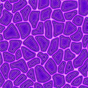 OASIS FABRICS PANNOTIA STEPPING STONES OA-595661 PURPLE