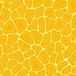 OASIS FABRICS PANNOTIA STEPPING STONES OA-595662 YELLOW